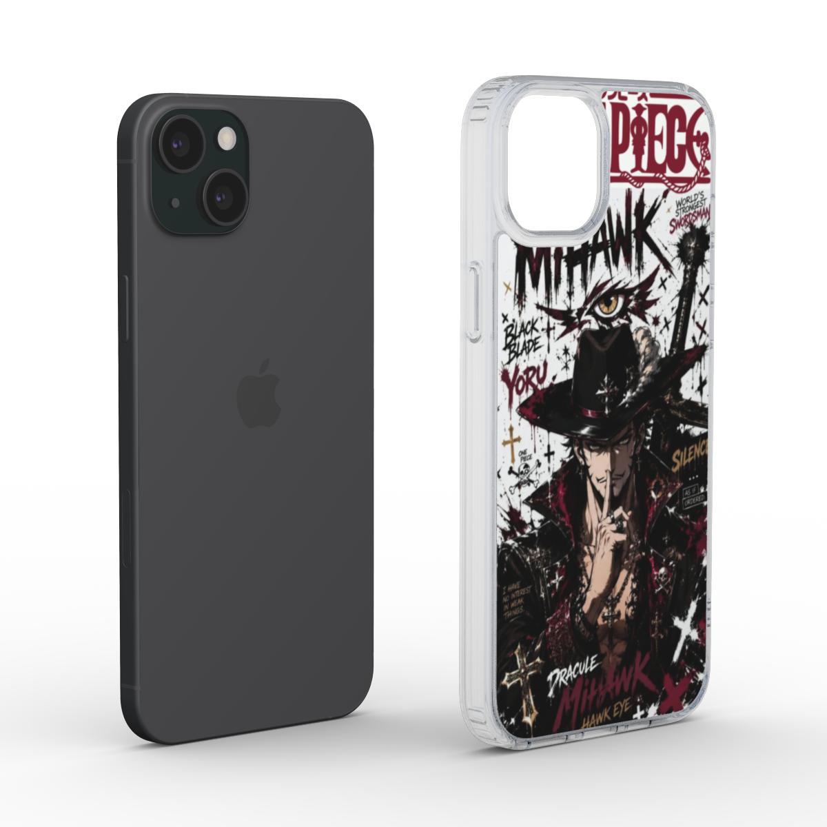 Silencer Series™ One Piece MagSafe Clear iPhone Case - Hawk Eye Mihawk