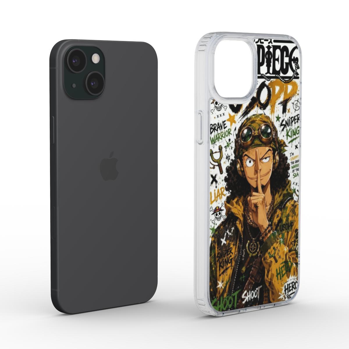 Silencer Series™ One Piece MagSafe Clear iPhone Case - Usopp