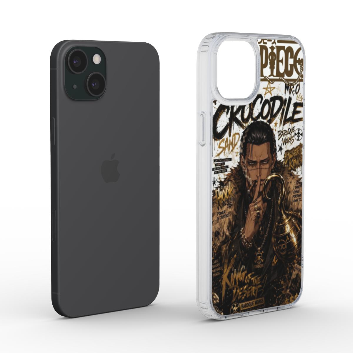 Silencer Series™ One Piece MagSafe Clear iPhone Case - Crocodile