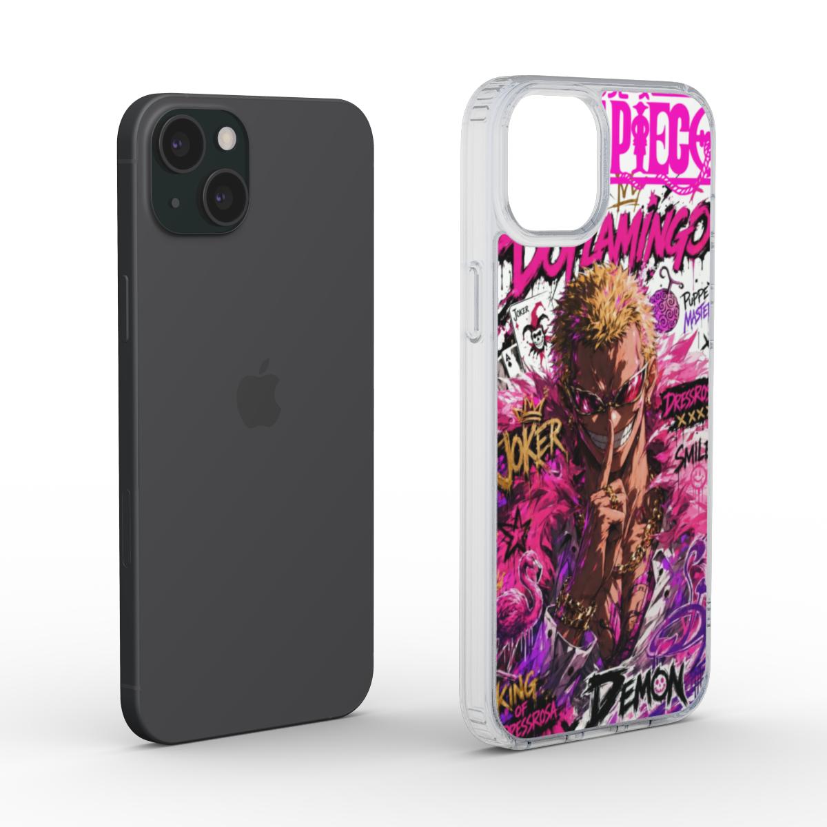 Silencer Series™ One Piece MagSafe Clear iPhone Case - Doflamingo