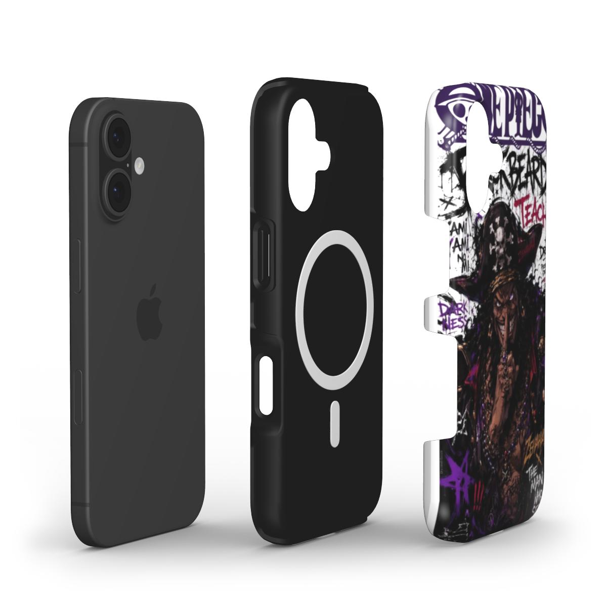 Silencer Series™ One Piece MagSafe Elite Armor iPhone Case - BlackBeard