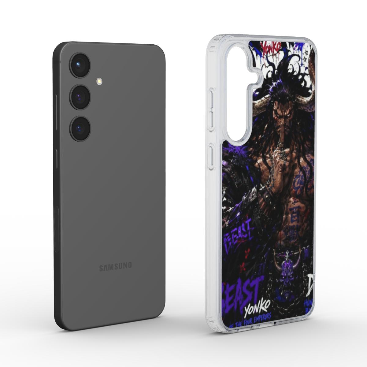 One Piece Silencer Series ™ Phone Clear Case for Samsung - Kaido