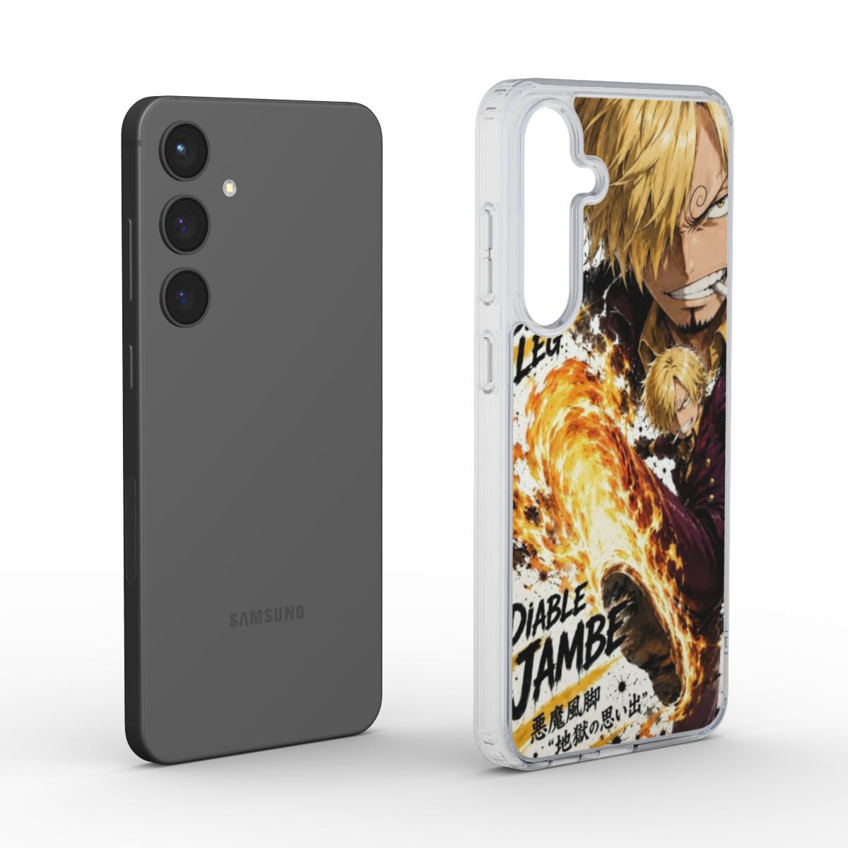 One Piece Phone Clear Case for Samsung - Sanji