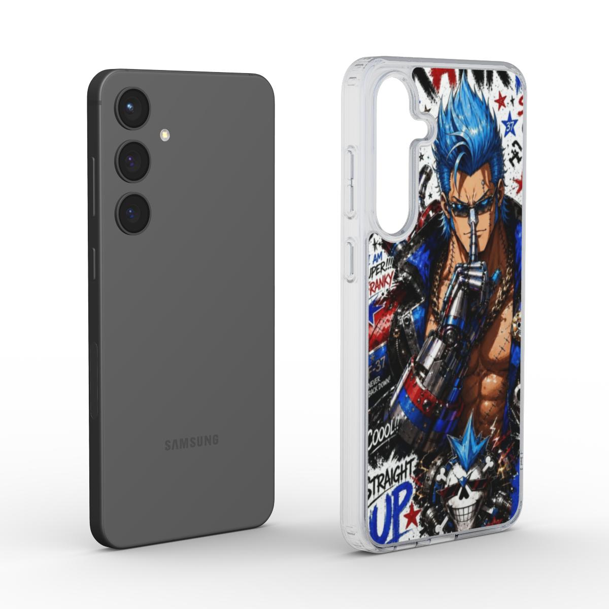 One Piece Silencer Series ™ Phone Clear Case for Samsung - Franky