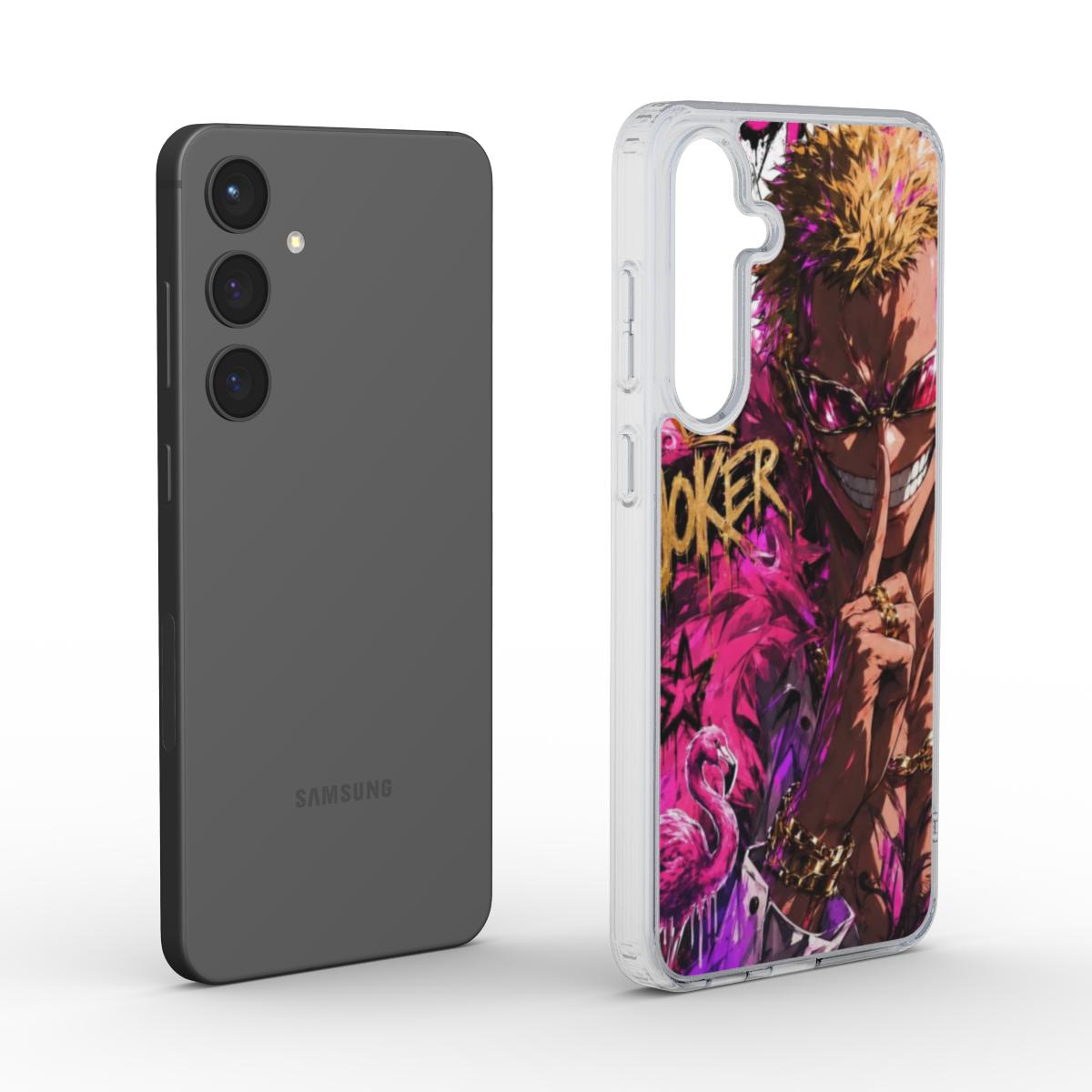 One Piece Silencer Series ™ Phone Clear Case for Samsung - Doflamingo