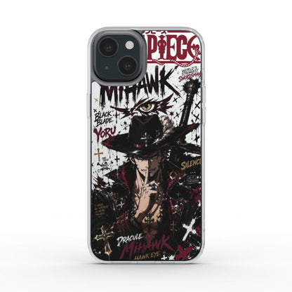 Silencer Series™ One Piece MagSafe Clear iPhone Case - Hawk Eye Mihawk