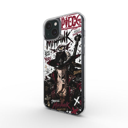 Silencer Series™ One Piece MagSafe Clear iPhone Case - Hawk Eye Mihawk