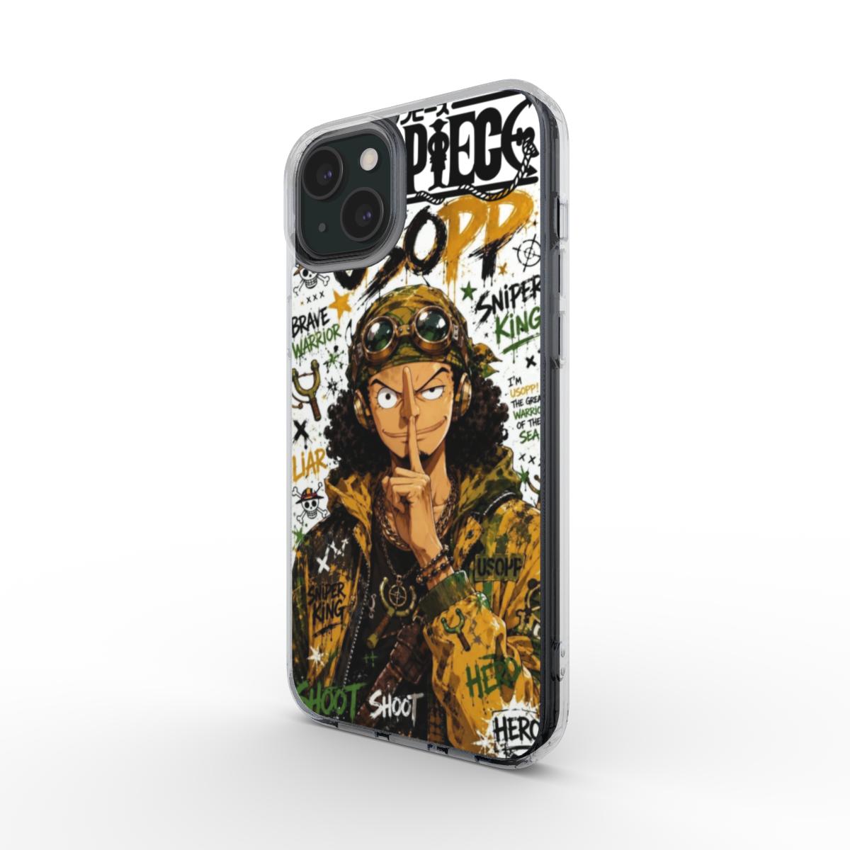 Silencer Series™ One Piece MagSafe Clear iPhone Case - Usopp