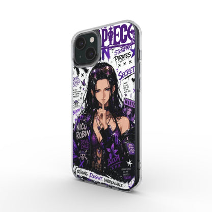Silencer Series™ One Piece MagSafe Clear iPhone Case - Nico Robin
