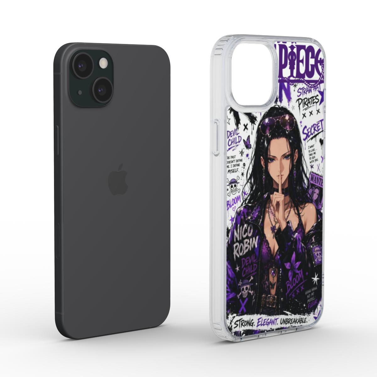 Silencer Series™ One Piece MagSafe Clear iPhone Case - Nico Robin