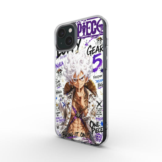 Silencer Series™ One Piece MagSafe Clear iPhone Case - Gear 5 Luffy