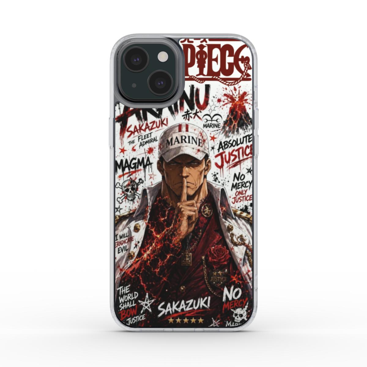 Silencer Series™ One Piece MagSafe Clear iPhone Case - Akainu
