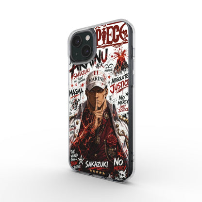 Silencer Series™ One Piece MagSafe Clear iPhone Case - Akainu