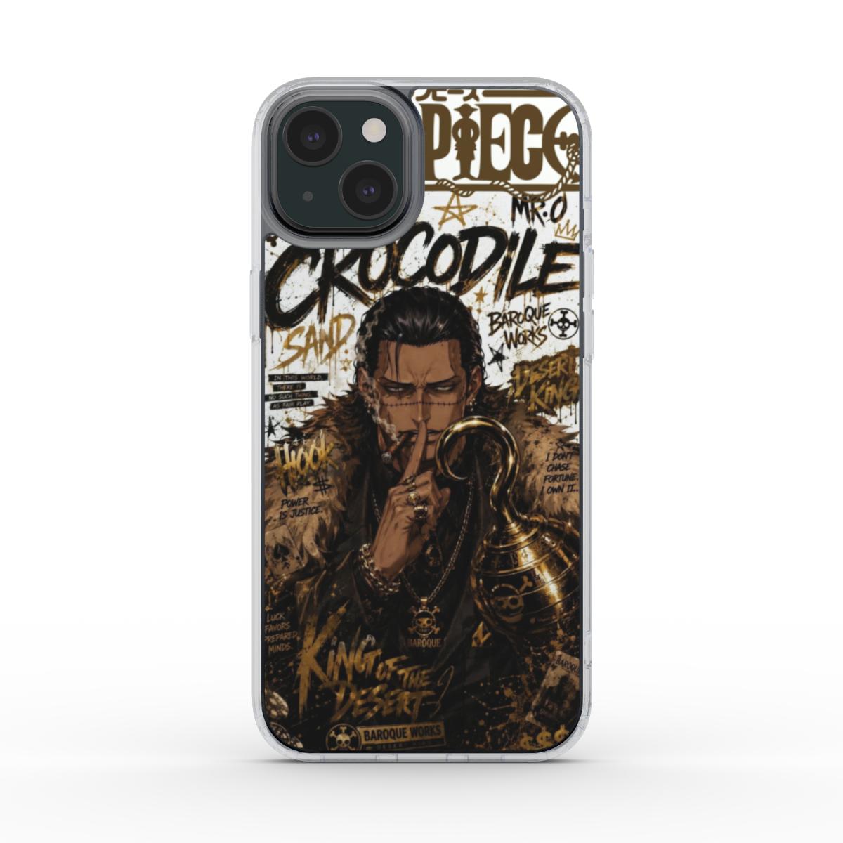 Silencer Series™ One Piece MagSafe Clear iPhone Case - Crocodile