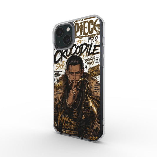Silencer Series™ One Piece MagSafe Clear iPhone Case - Crocodile