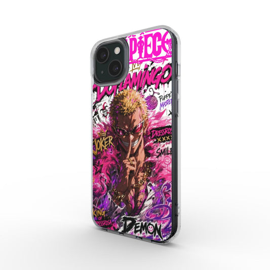 Silencer Series™ One Piece MagSafe Clear iPhone Case - Doflamingo