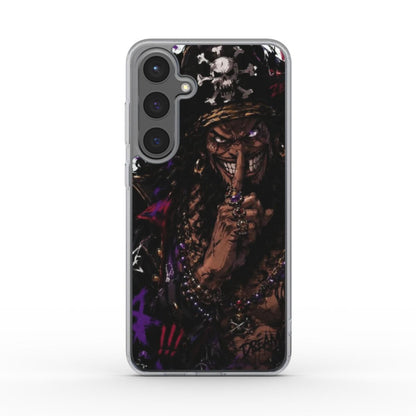 One Piece Silencer Series ™ Phone Clear Case for Samsung - BlackBeard