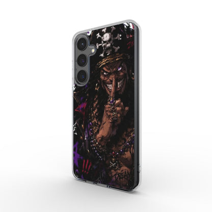 One Piece Silencer Series ™ Phone Clear Case for Samsung - BlackBeard
