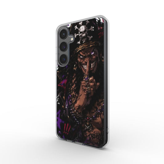 One Piece Silencer Series ™ Phone Clear Case for Samsung - BlackBeard