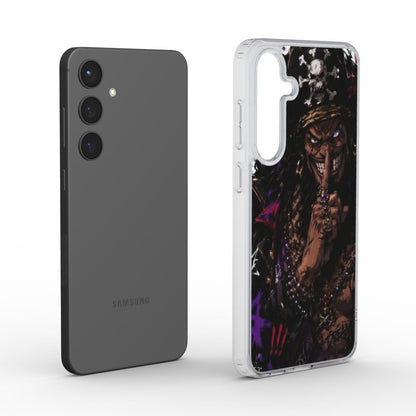 One Piece Silencer Series ™ Phone Clear Case for Samsung - BlackBeard