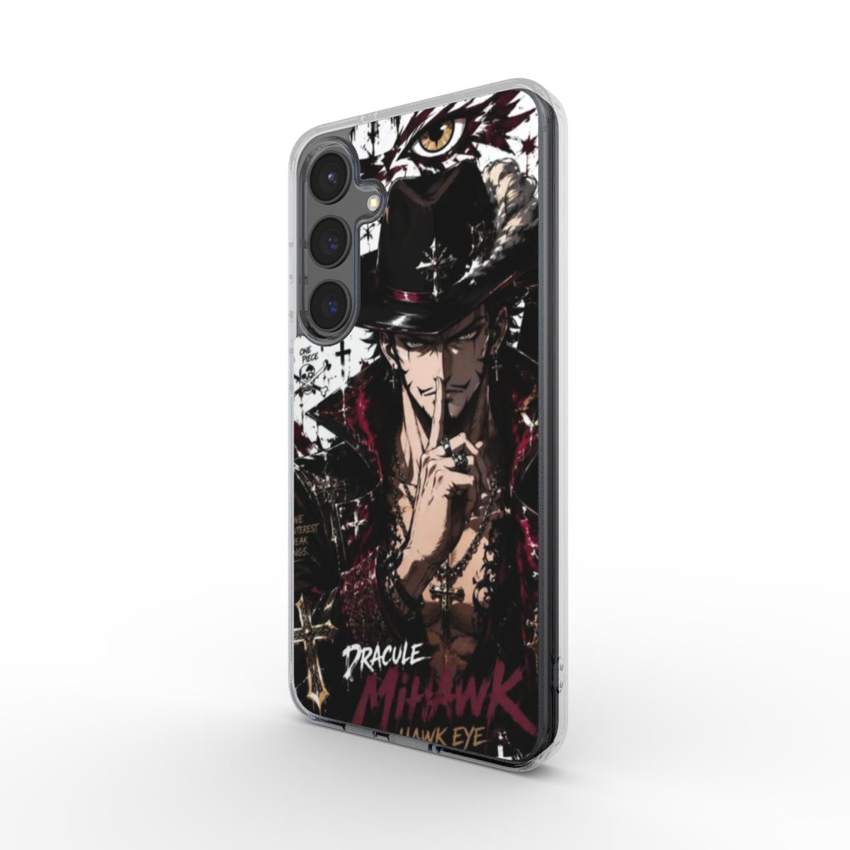 One Piece Silencer Series ™ Phone Clear Case for Samsung - Mihawk
