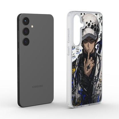 One Piece Silencer Series ™ Phone Clear Case for Samsung - Law