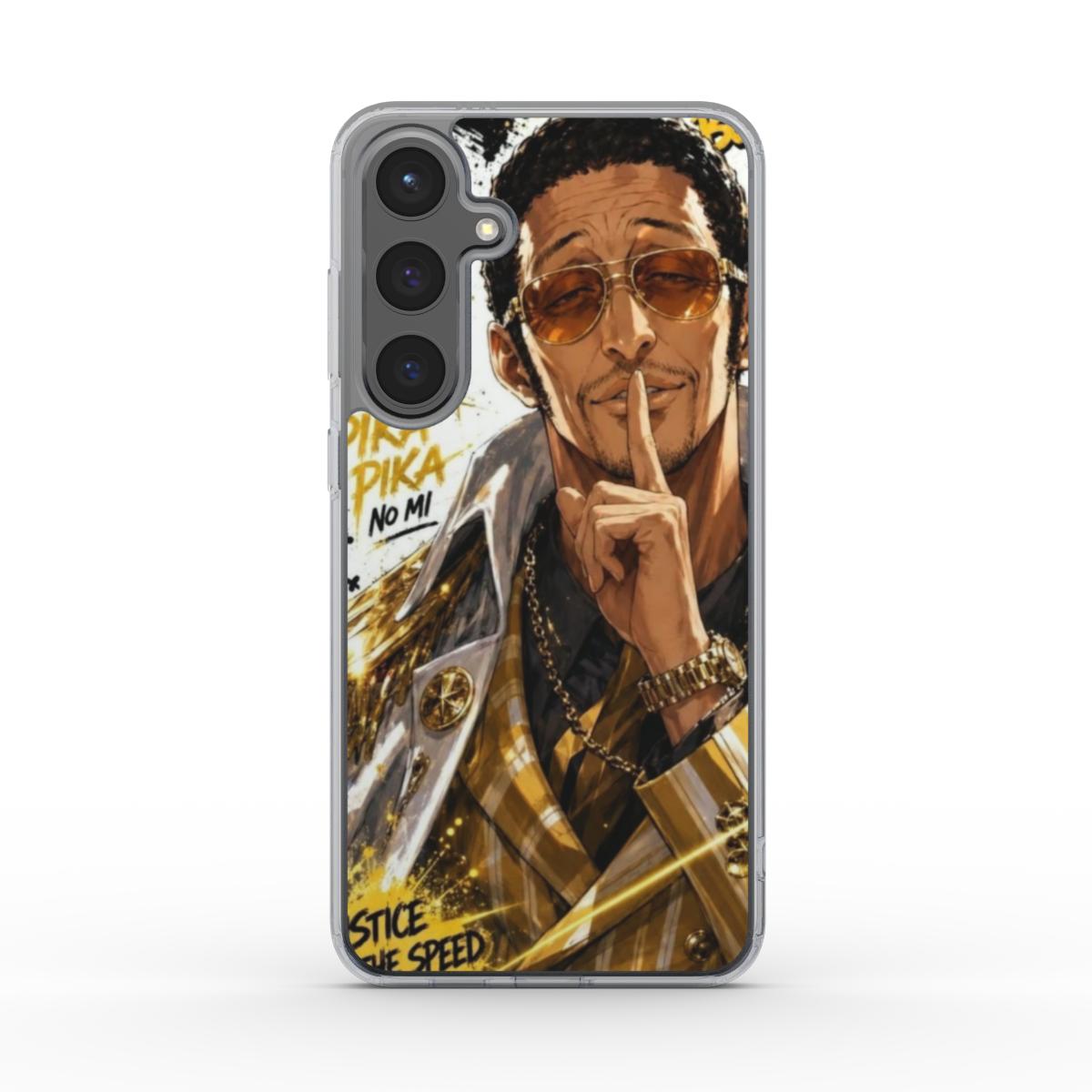 One Piece Silencer Series ™ Phone Clear Case for Samsung - Kizaru