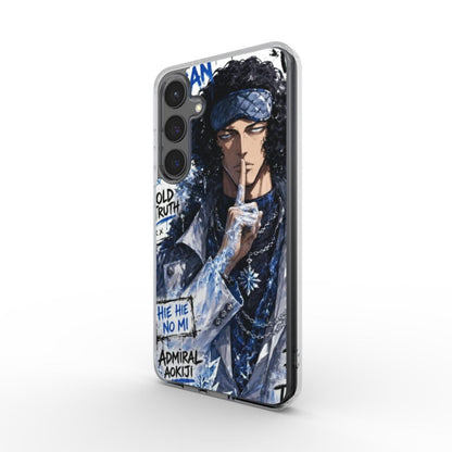 One Piece Silencer Series ™ Phone Clear Case for Samsung - Aokiji