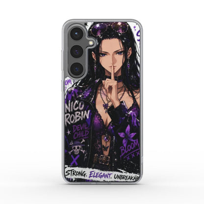 One Piece Silencer Series ™ Phone Clear Case for Samsung -  Nico Robin