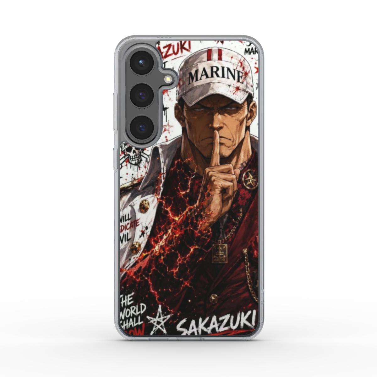 One Piece Silencer Series ™ Phone Clear Case for Samsung - Akainu