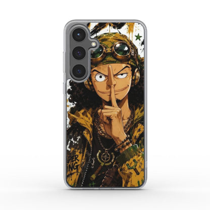 One Piece Silencer Series ™ Phone Clear Case for Samsung - Usopp