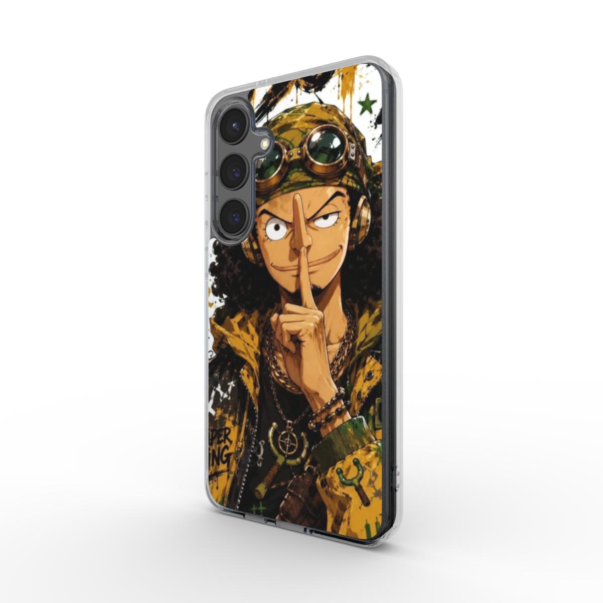 One Piece Silencer Series ™ Phone Clear Case for Samsung - Usopp