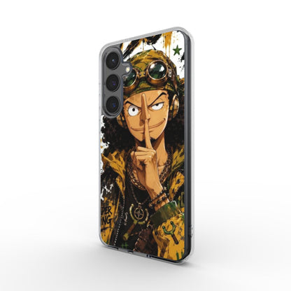 One Piece Silencer Series ™ Phone Clear Case for Samsung - Usopp