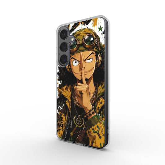 One Piece Silencer Series ™ Phone Clear Case for Samsung - Usopp
