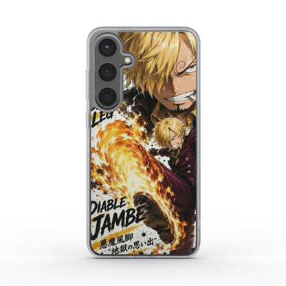One Piece Phone Clear Case for Samsung - Sanji