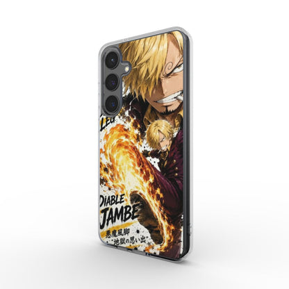One Piece Phone Clear Case for Samsung - Sanji