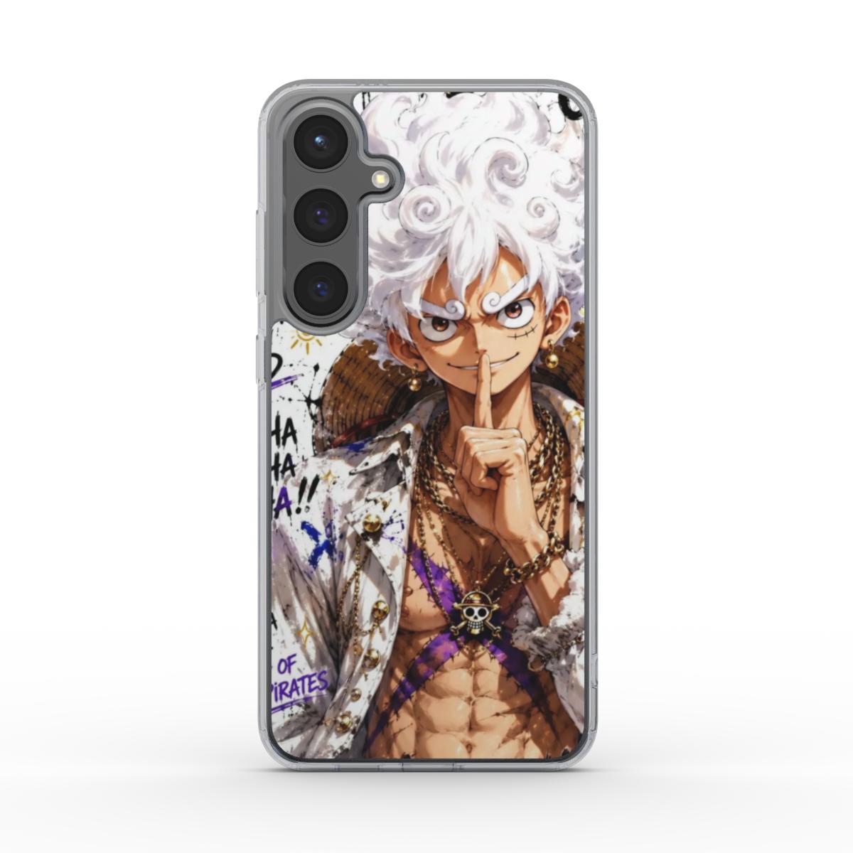 One Piece Silencer Series ™ Phone Clear Case for Samsung - Luffy