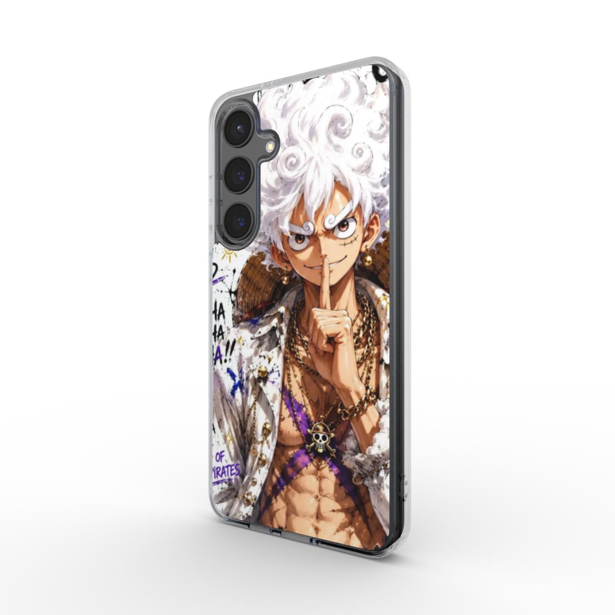 One Piece Silencer Series ™ Phone Clear Case for Samsung - Luffy