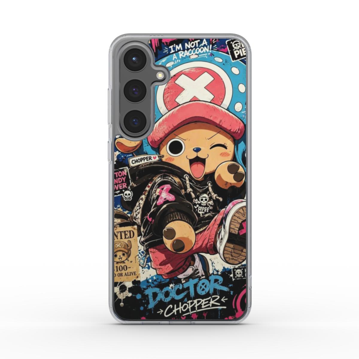 One Piece Phone Clear Case for Samsung -  Chopper