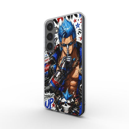 One Piece Silencer Series ™ Phone Clear Case for Samsung - Franky