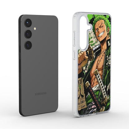 One Piece Silencer Series ™ Phone Clear Case for Samsung -  Zoro