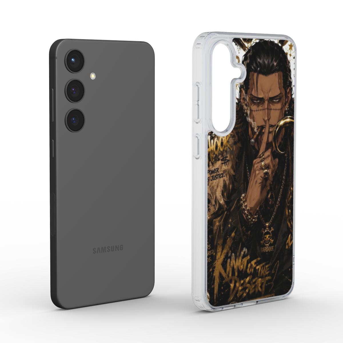 One Piece Silencer Series ™ Phone Clear Case for Samsung - Crocodile