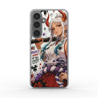 One Piece Silencer Series ™ Phone Clear Case for Samsung - Yamato