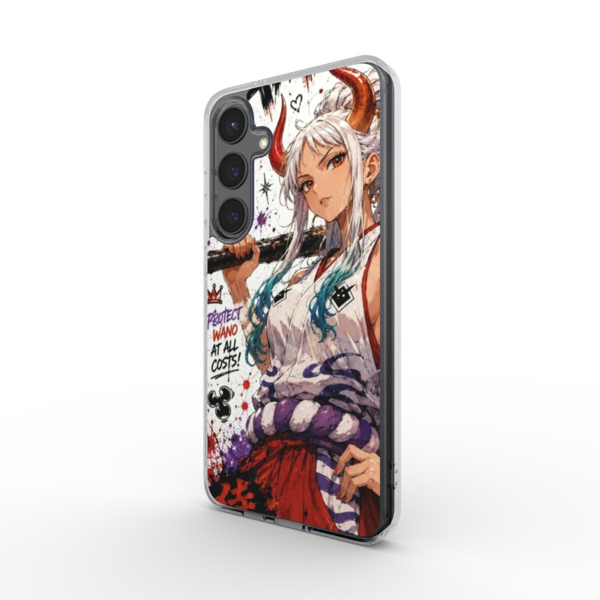 One Piece Silencer Series ™ Phone Clear Case for Samsung - Yamato