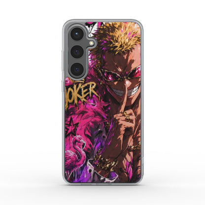 One Piece Silencer Series ™ Phone Clear Case for Samsung - Doflamingo
