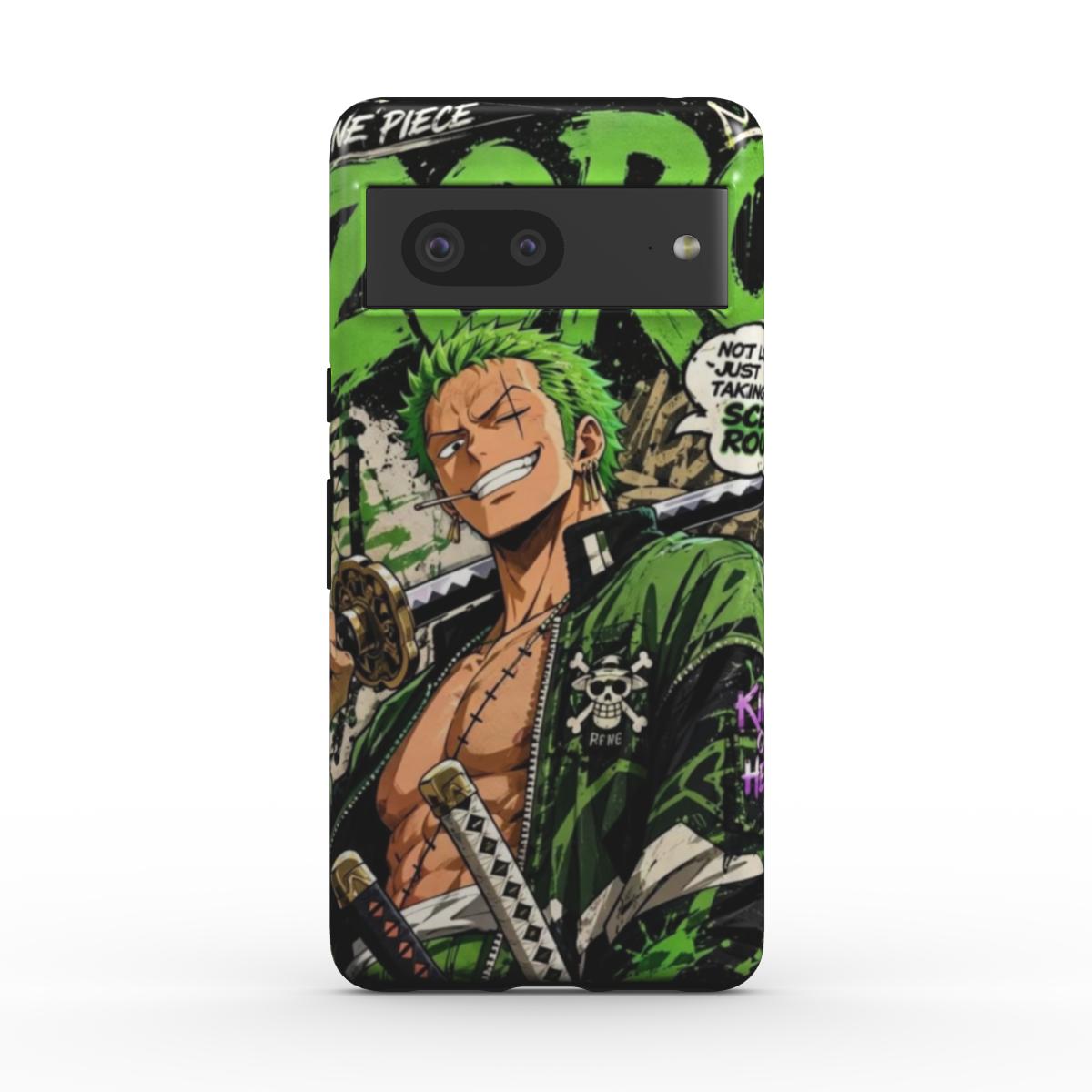 One Piece Silencer Series™  Google Pixel Elite Armor Magnetic Tough Case -  Zoro