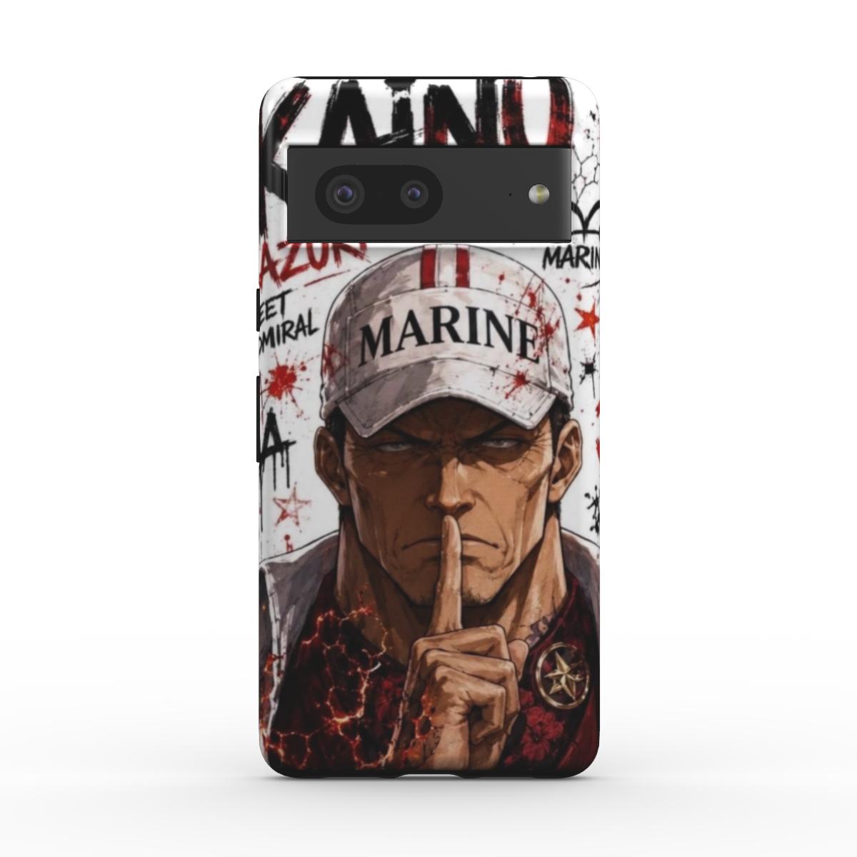 One Piece Silencer Series™  Google Pixel Elite Armor Magnetic Tough Case - Akainu