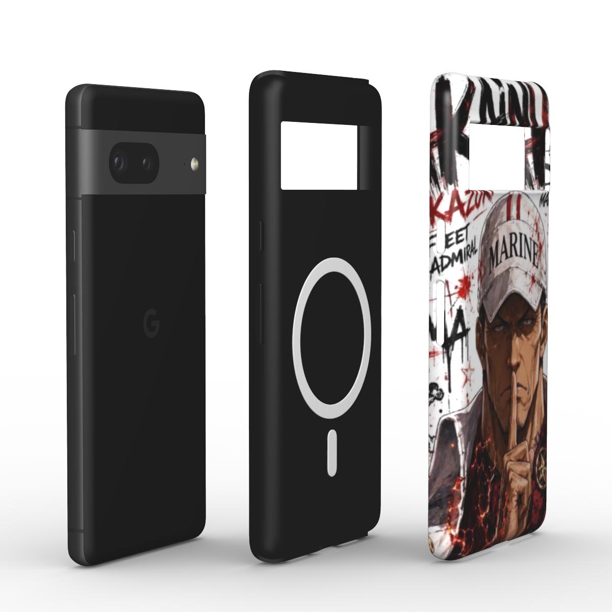 One Piece Silencer Series™  Google Pixel Elite Armor Magnetic Tough Case - Akainu