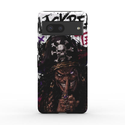 One Piece Silencer Series™  Google Pixel Elite Armor Magnetic Tough Case - BlackBeard